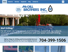 Tablet Screenshot of mccallbro.com